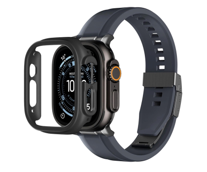 Pasek i akcesoria do zegarków AmazingThing Minimal Apple Watch UItra 3 49 mm czarne